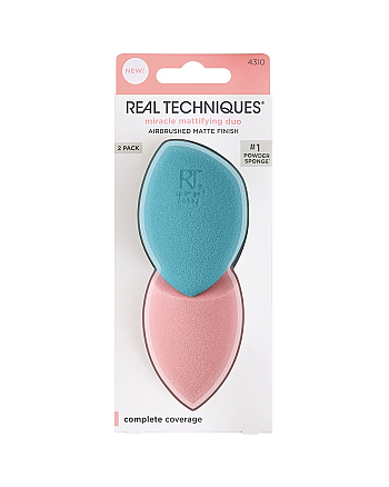 Real Techniques Miracle Mattifying Duo - Набор спонжей для макияжа - hairs-russia.ru